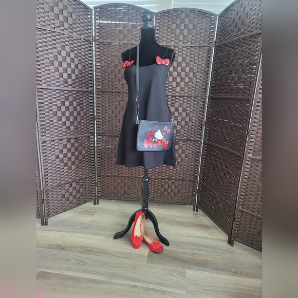 Dolls Kill Dresses & Skirts - Dolls Kill Hello Kitty Mini Bow Strappy Dress